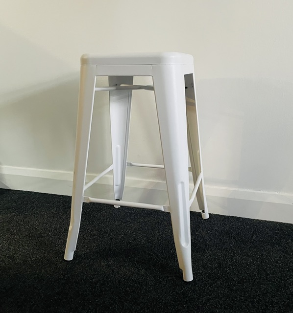 Bar Stool — White
