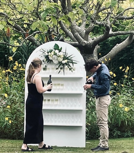 Champagne Wall