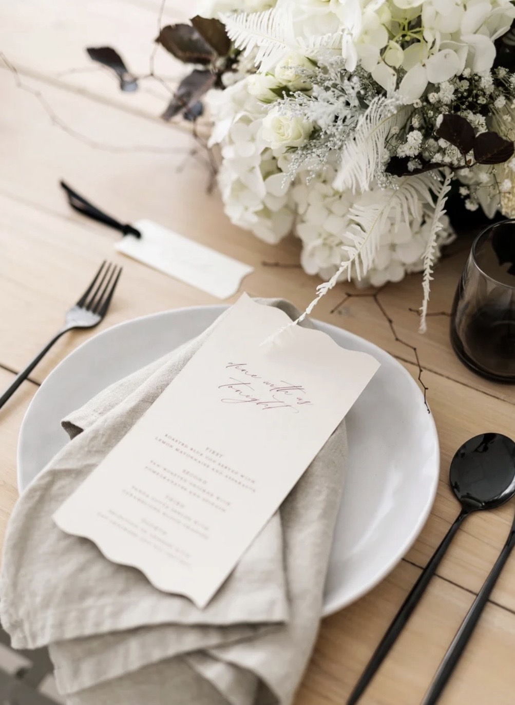 Plate — White Ceramic