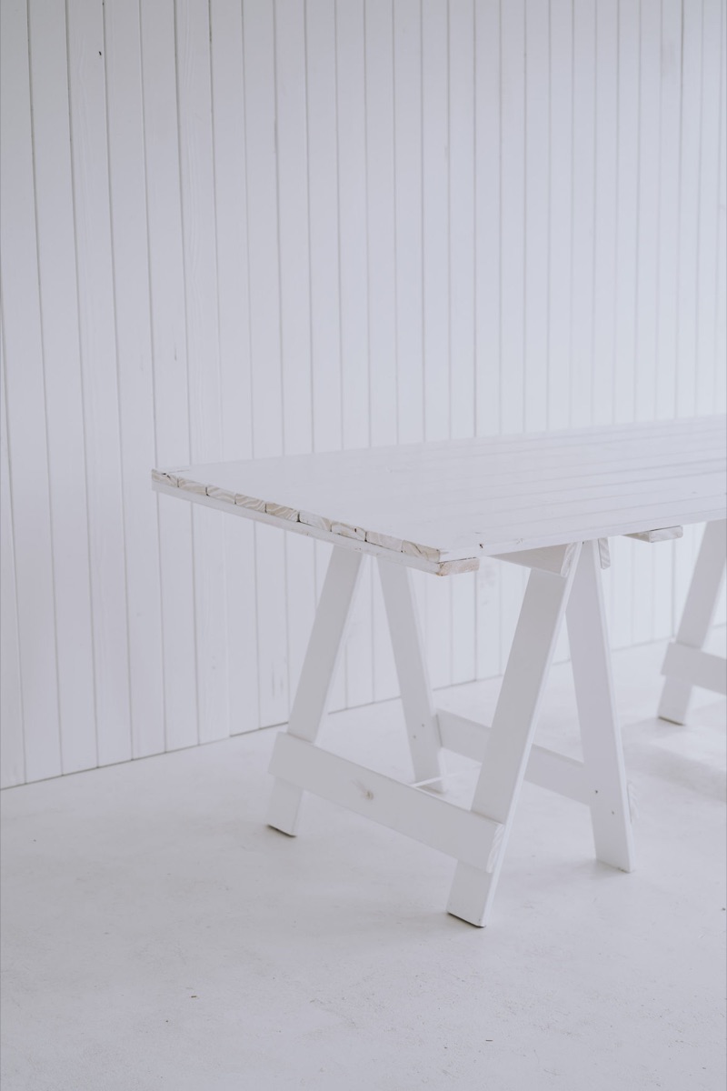 White Wooden Trestle